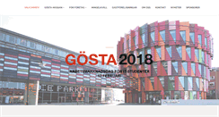 Desktop Screenshot of gosta.se